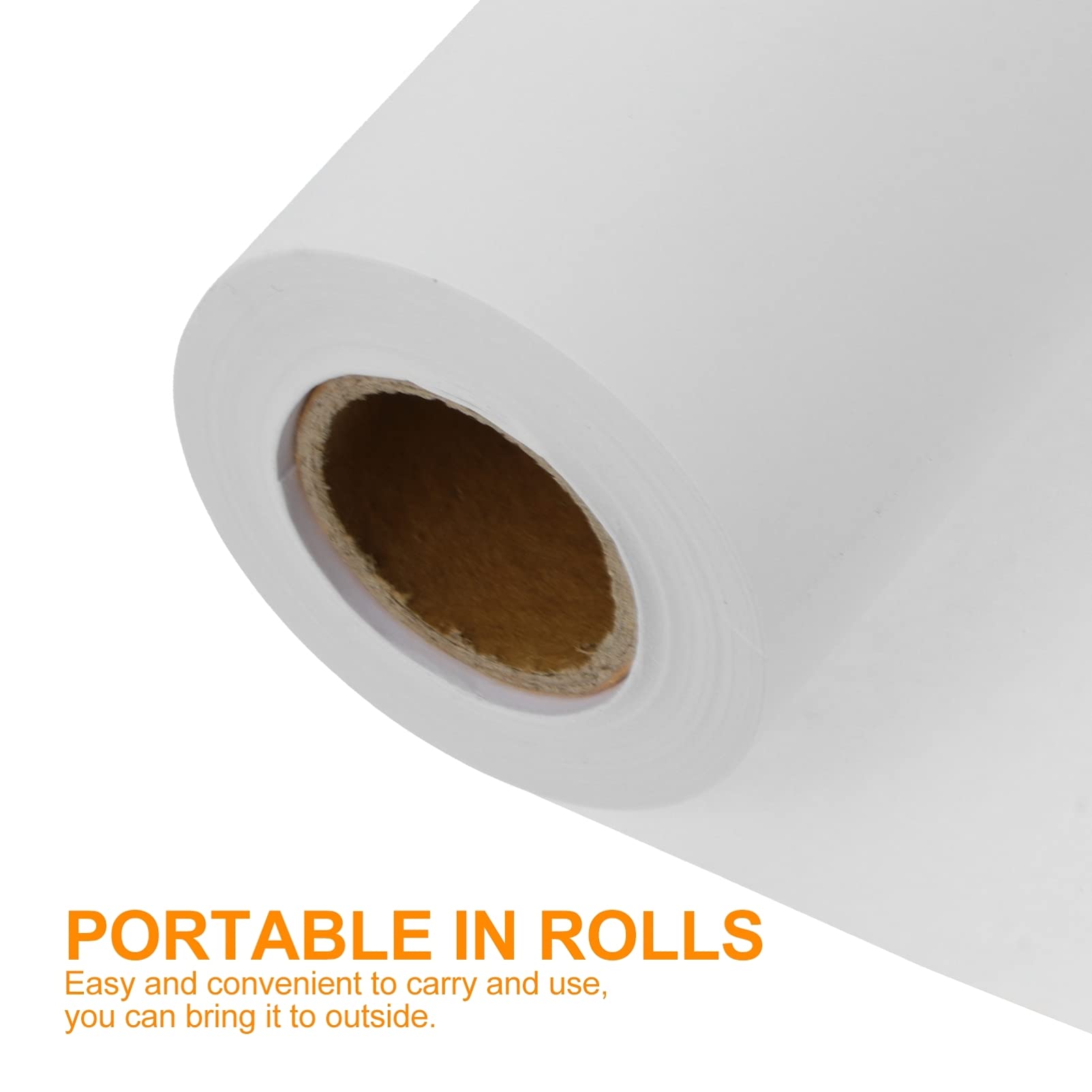 EXCEART 2 Rolls White Drawing Paper - 24