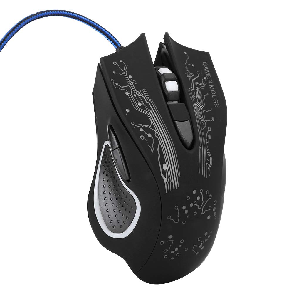 Zunate Gaming Keyboard and X11 USB Wired Mouse Combo with LED Backlit - 6-Key Ergonomic Design for PC, Laptop, Home & Office Use - Plug & Play (Black) | Perfect for Gaming, Work & Productivity