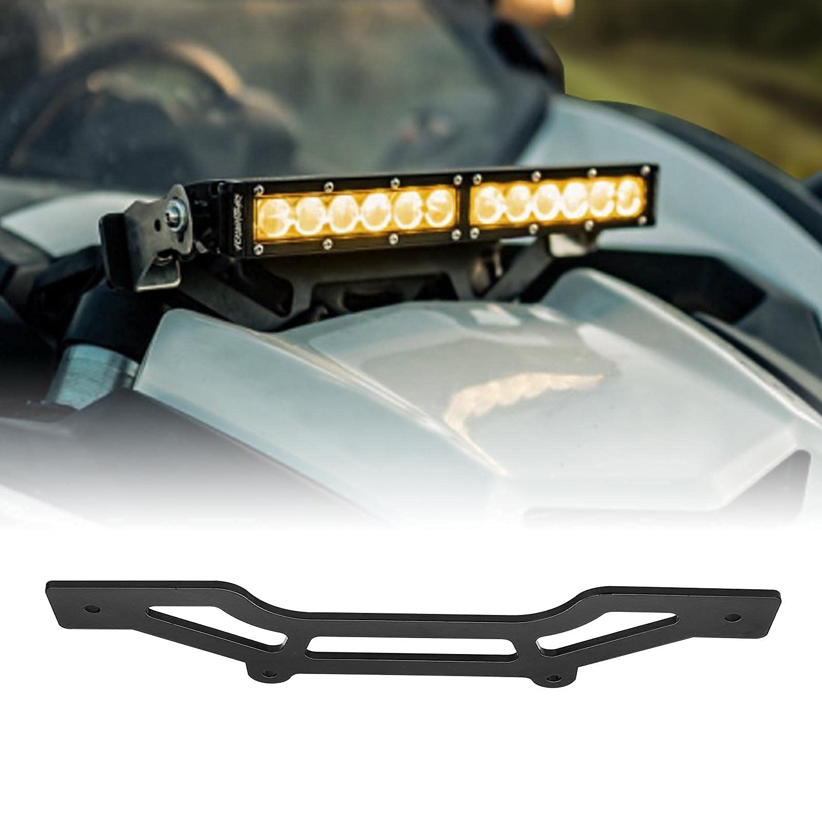 Kemimoto X3 Shock Tower Light Bar Mount for Can-Am Maverick X3, X3 Max, X RS Turbo R - Fits 10-14 Inch LED Light Bars | Off-Road, Trail Riding & Night Driving Accessory