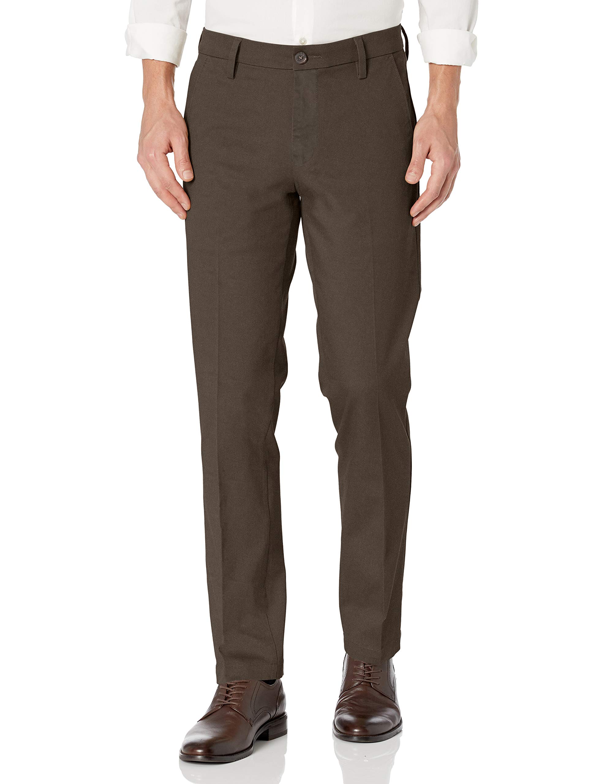 Dockers Men's Straight Fit Workday Khaki Smart 360 FLEX Pants - Comfortable Office & Casual Wear (Regular & Big & Tall Sizes) - Perfect for Business, Travel & Everyday Use