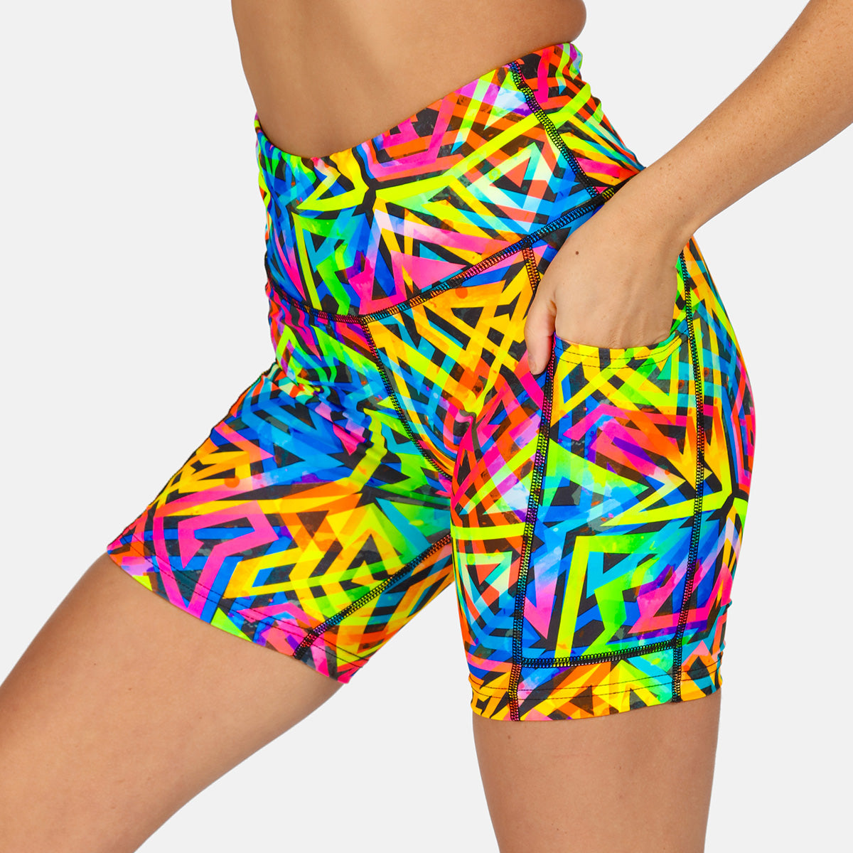 Prism Running Shorts for Men & Women - Lightweight, Breathable & Quick-Dry Workout Shorts - Perfect for Running, Gym, Yoga & Outdoor Sports