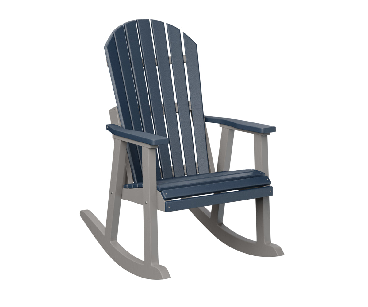 Navy Blue on Light Gray