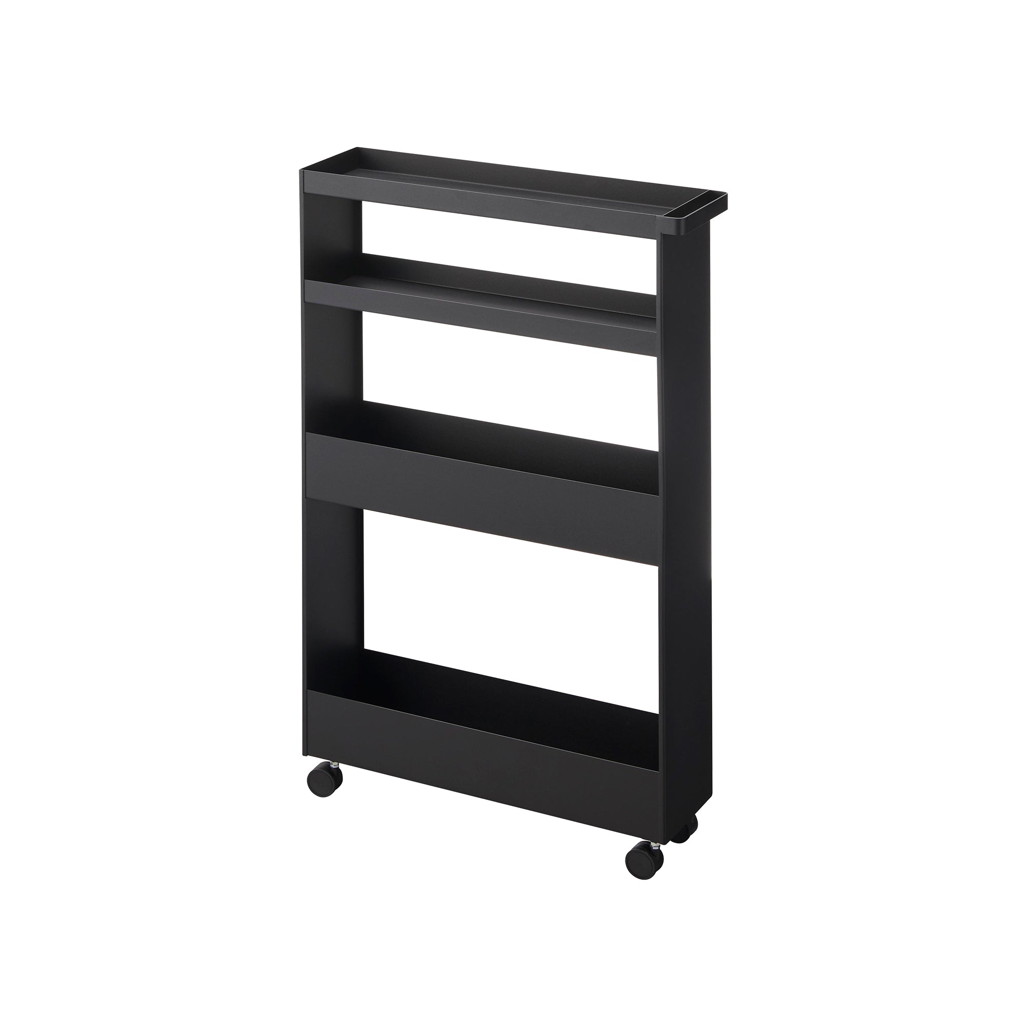 Portable Slim Rolling Wagon Cart - 31.7 Inch Height Steel Frame - Perfect for Grocery Shopping, Beach Trips, and Outdoor Events