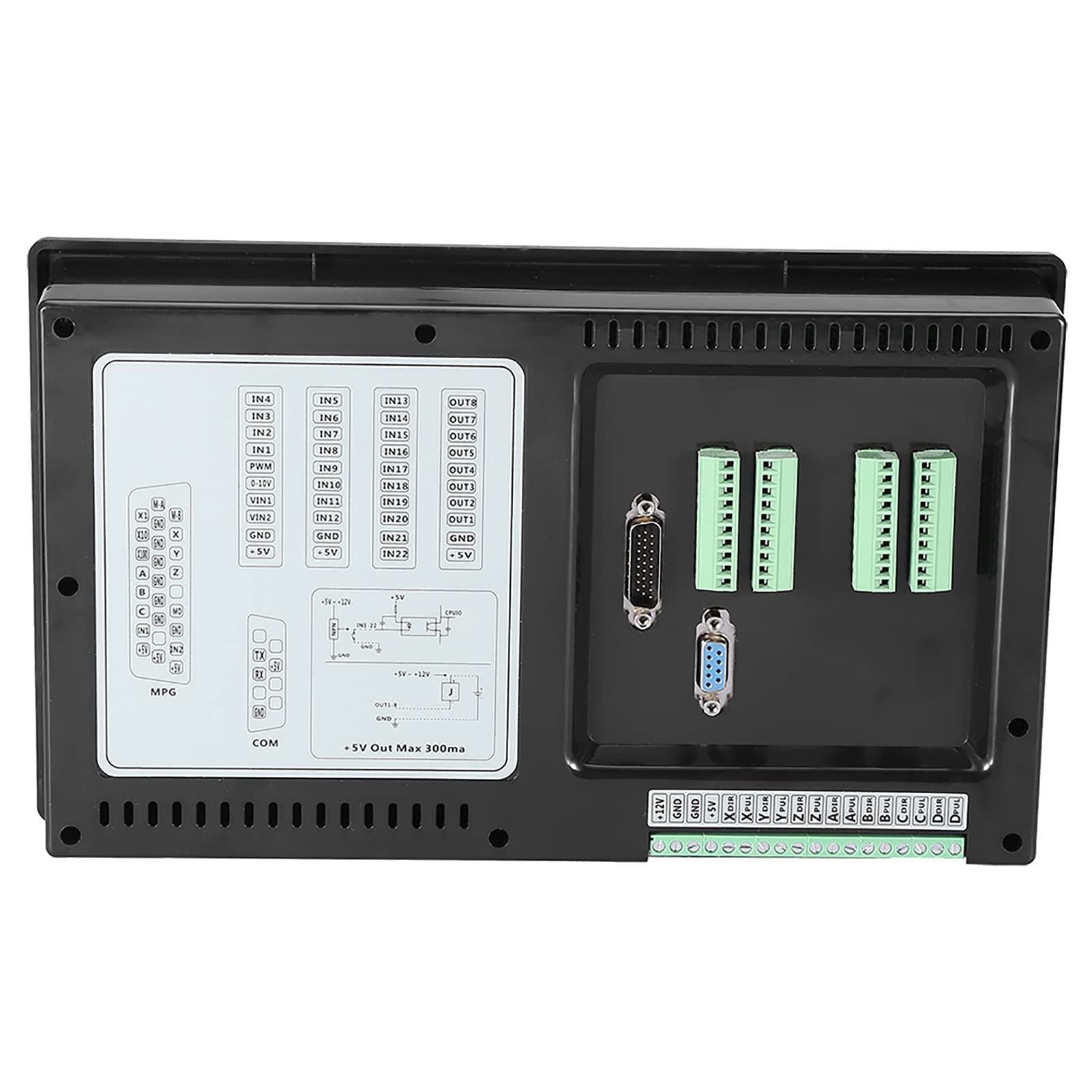 5-Axis CNC Motion Controller - 500KHz Offline USB Motion Controller Replacement for CNC Machines | Perfect for Woodworking, Metal Engraving & 3D Printing