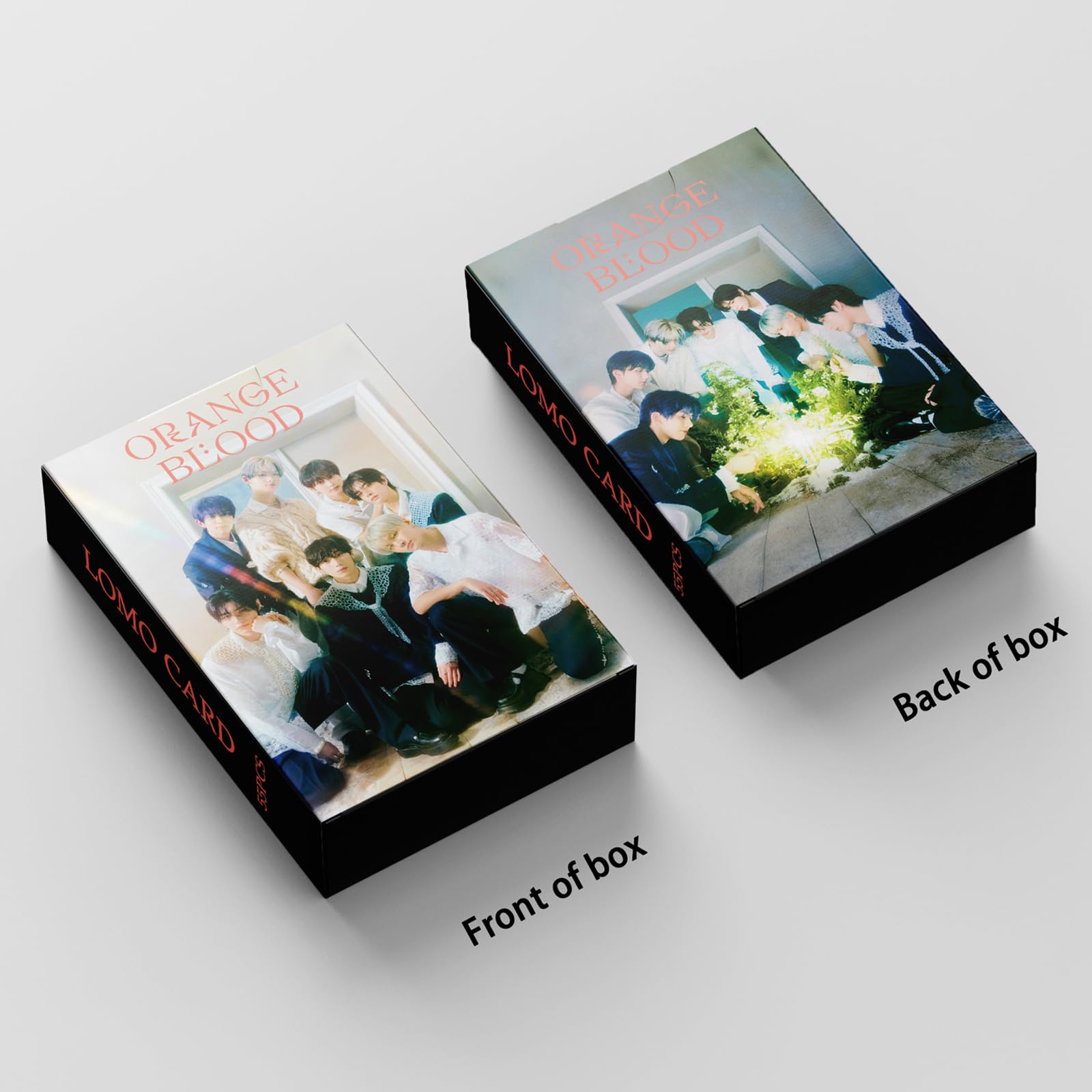 ENHYPEN Orange Blood Photocard Set - 55pcs Mini Album Cards, Official K-POP Merchandise for Fans | Perfect for Collecting, Scrapbooking & Displaying