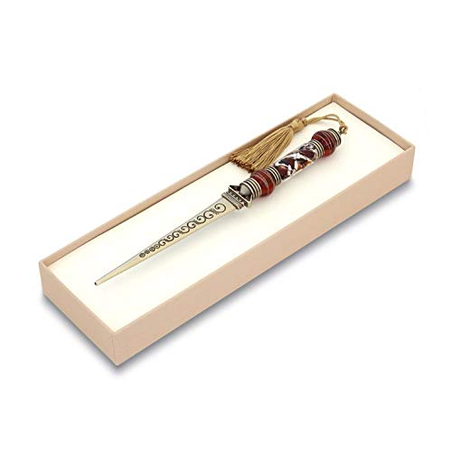 Premium Bernini Letter Opener - Elegant Amber Design for Office & Home Use - Perfect for Opening Mail, Gifts & Documents in Style