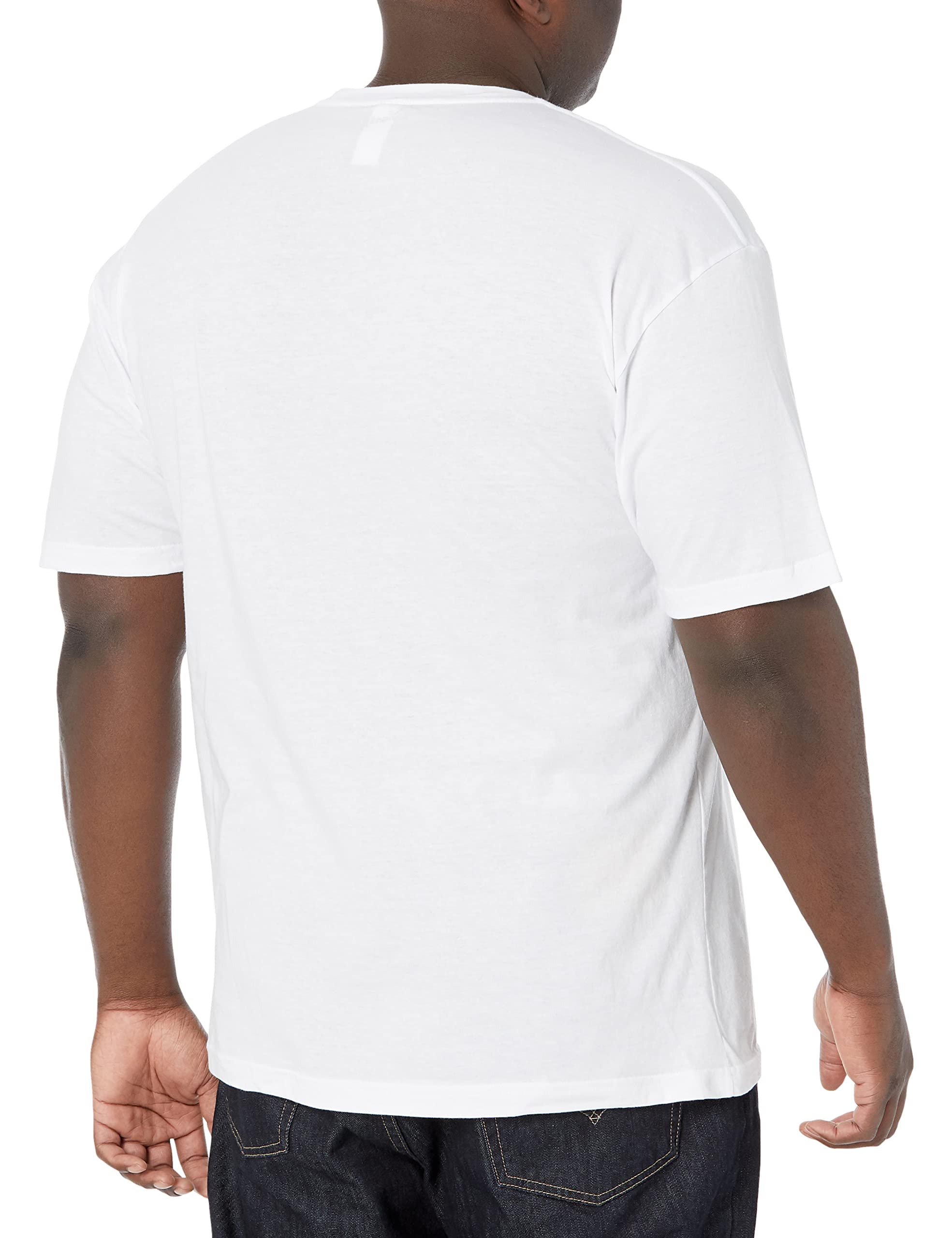 Marvel Big & Tall Spider-Man: No Way Home Believe Mysterio Men's Graphic T-Shirt - Short Sleeve Cotton Tee, White, 3XL - Perfect for Cosplay, Movie Nights & Superhero Fans