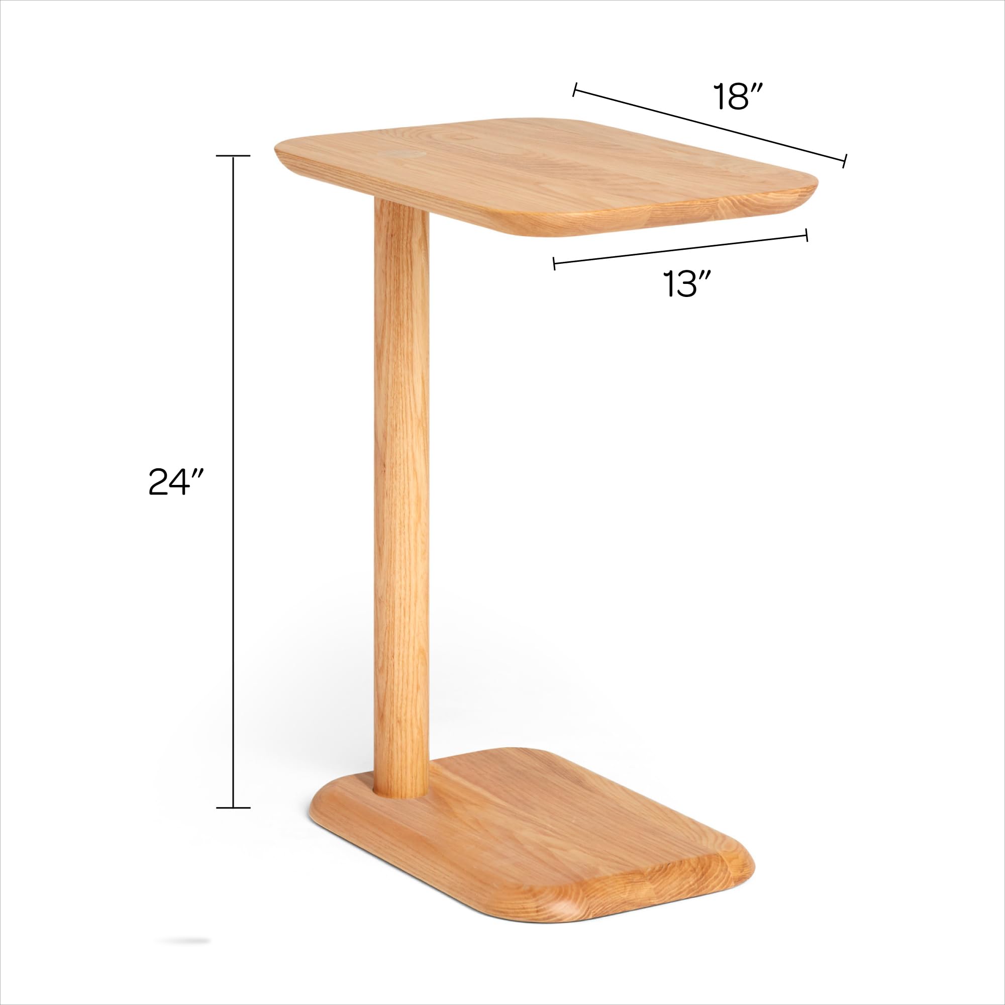 Solid Wood Side Table - 18