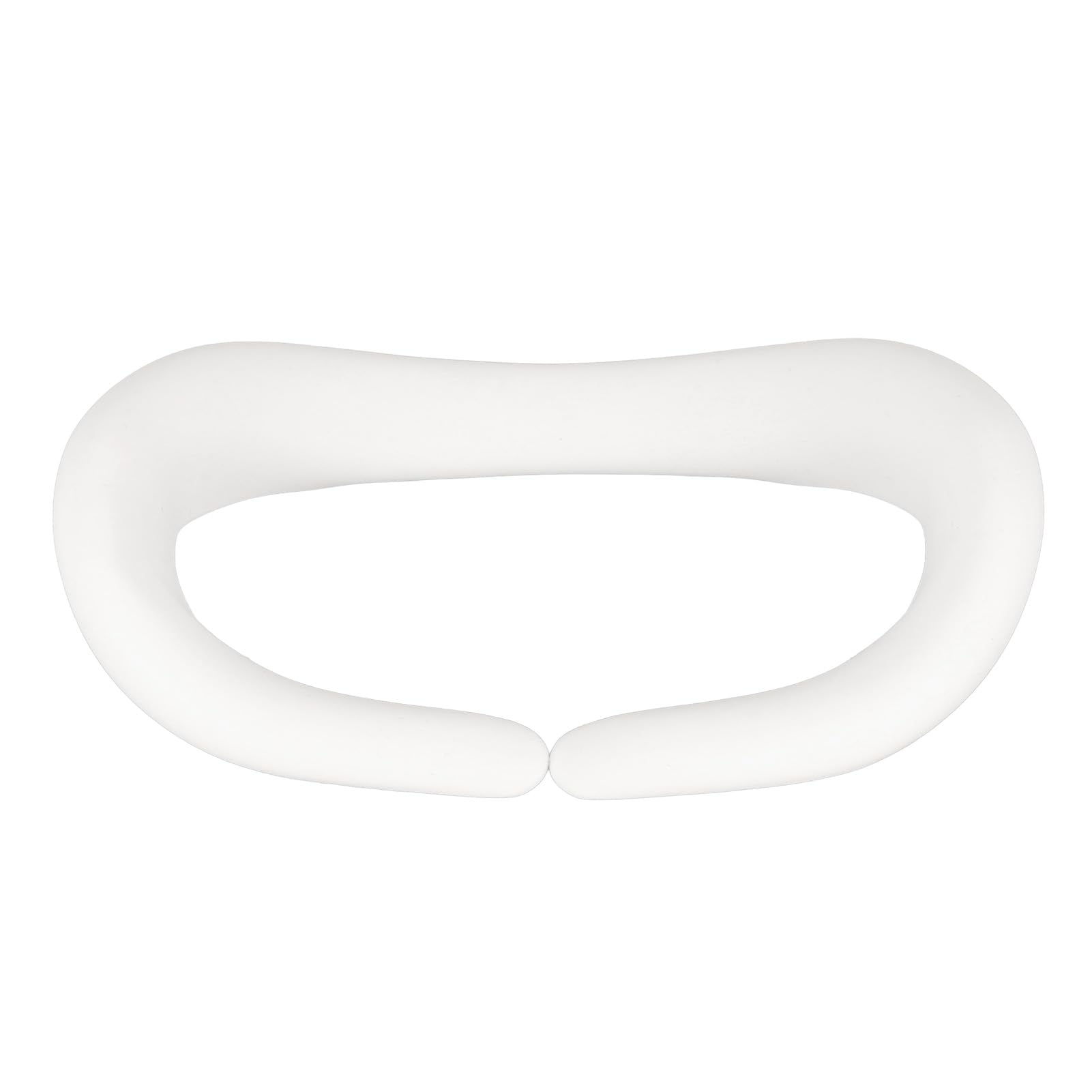 VR Headset Eye Cushion Replacement - Sweat-Resistant Silicone Face Pad, Lightweight & Waterproof VR Accessories for Oculus Quest 2, HTC Vive, PSVR - Perfect for Gaming, Fitness & Long VR Sessions (White)
