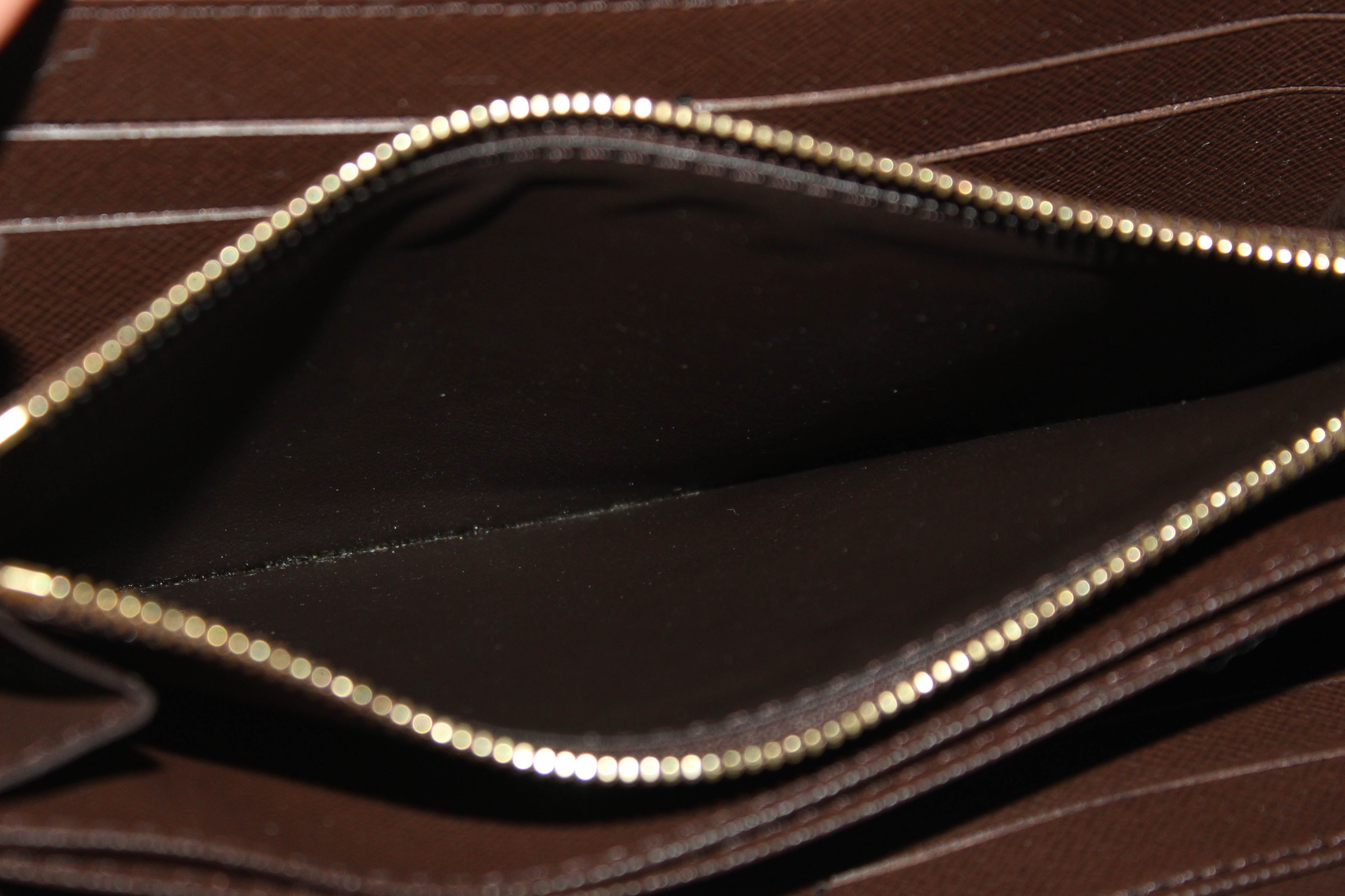 Authentic Louis Vuitton Damier Ebene Zippy Wallet for Women & Men | Genuine Leather Luxury Bifold Wallet | Perfect for Travel, Business & Everyday Use