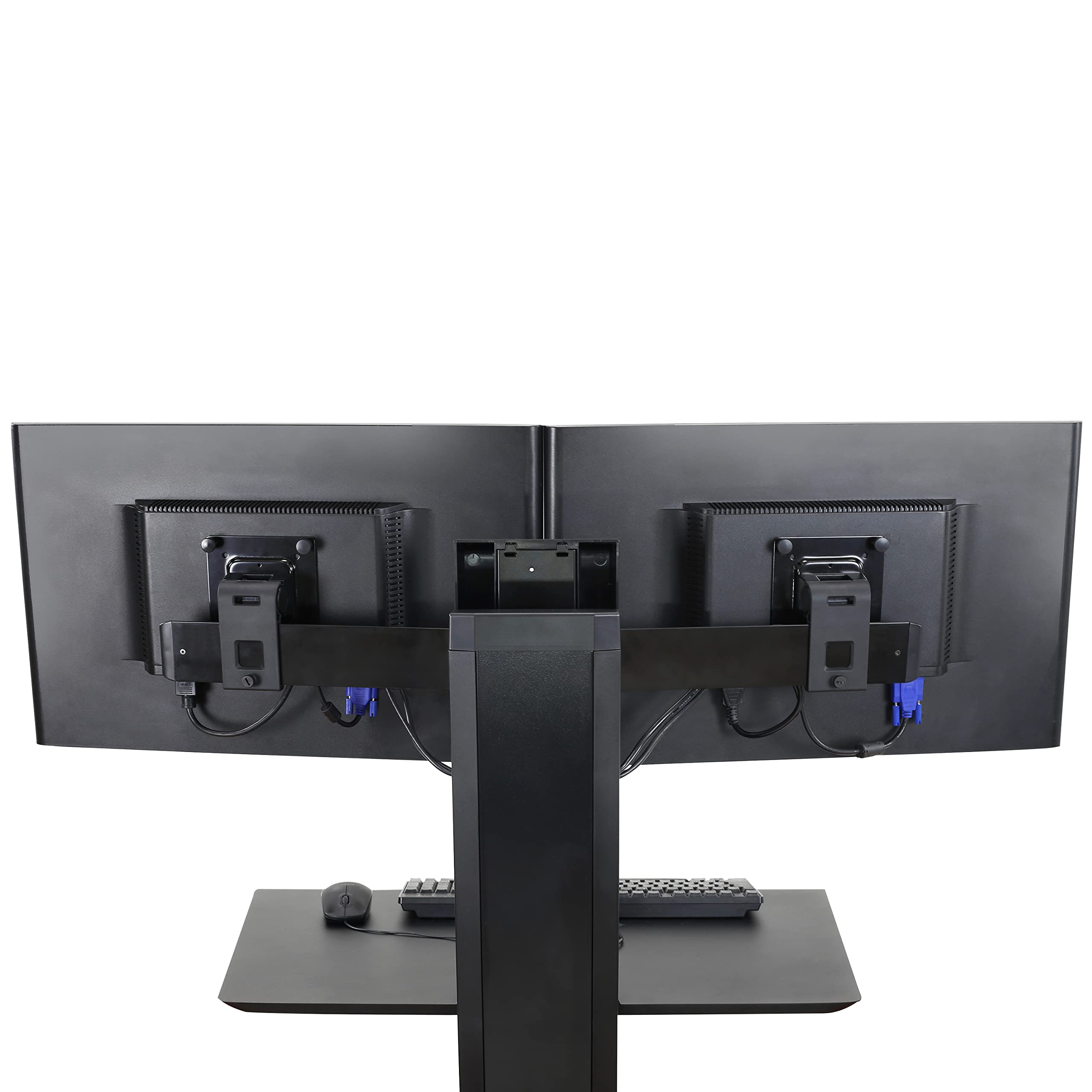 Ergotron Dual Monitor Tilt Pivot Kit - Adjustable Mount for 2 Screens (0-11 lbs Each) - Compatible with WorkFit-S, WorkFit-A, WorkFit-C & Neo-Flex Stands - Perfect for Home Office & Workspace Ergonomics