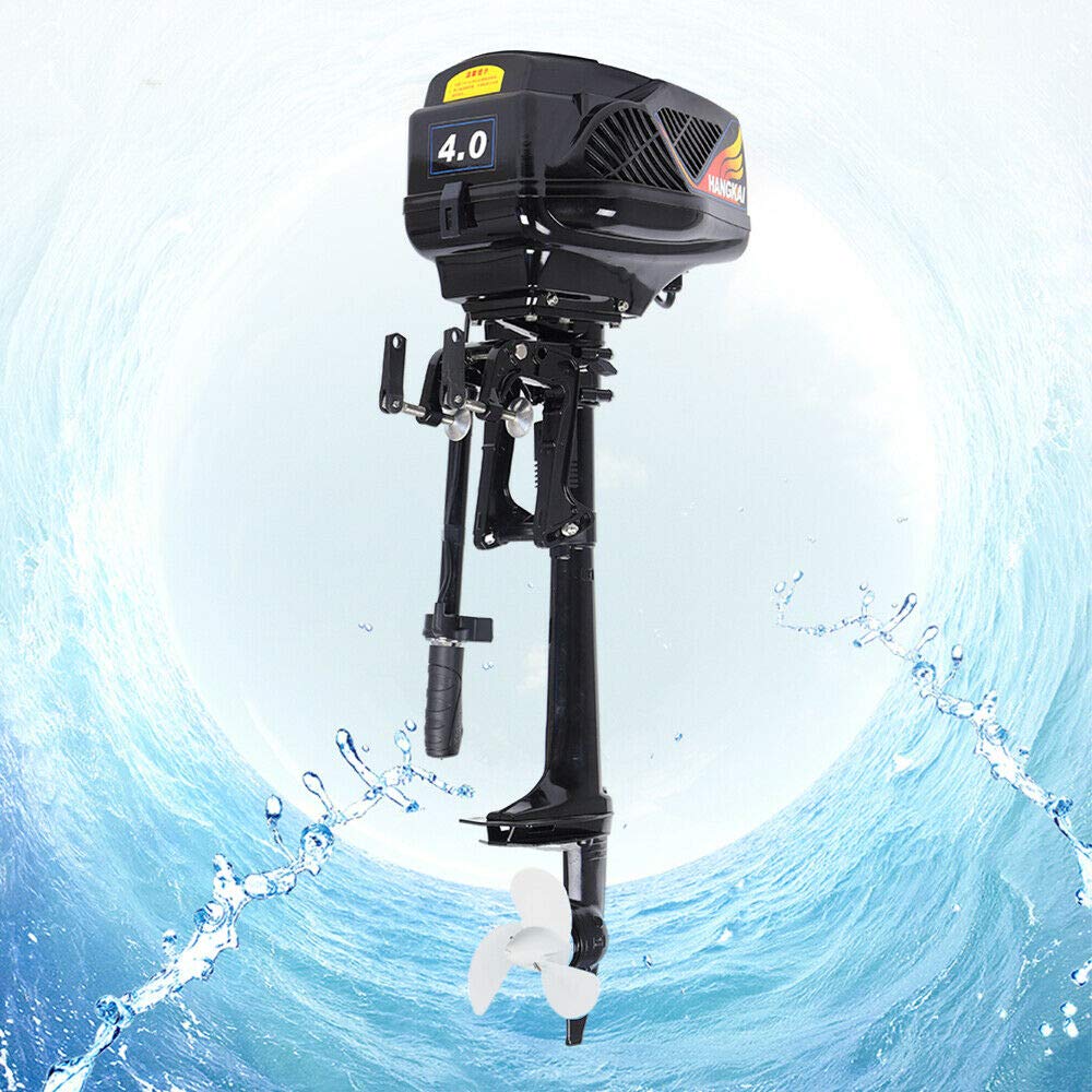 48V 1000W Electric Outboard Motor for Inflatable Fishing Boats - 3000 RPM Tiller Shaft Engine with Propeller | Perfect for Lake Fishing, Trolling & Small Watercraft