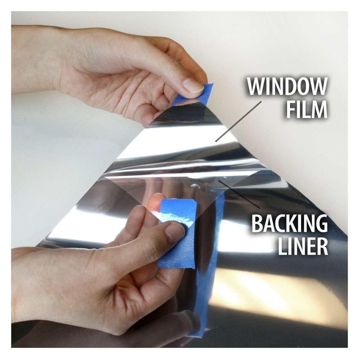 Premium Silver Reflective Window Film - 48in x 100ft Roll for Heat Control & Daytime Privacy | UV Protection, Energy Saving | Ideal for Home, Office & Commercial Spaces