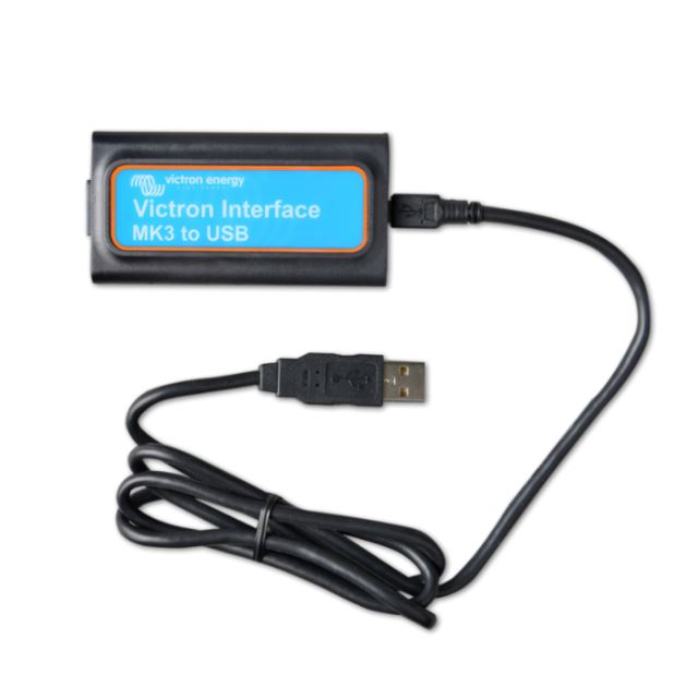 Victron Energy VE.Bus to USB Interface MK3 - High-Speed Data Transfer for Solar Power Systems | Perfect for Remote Monitoring & Control in Off-Grid & Marine Applications