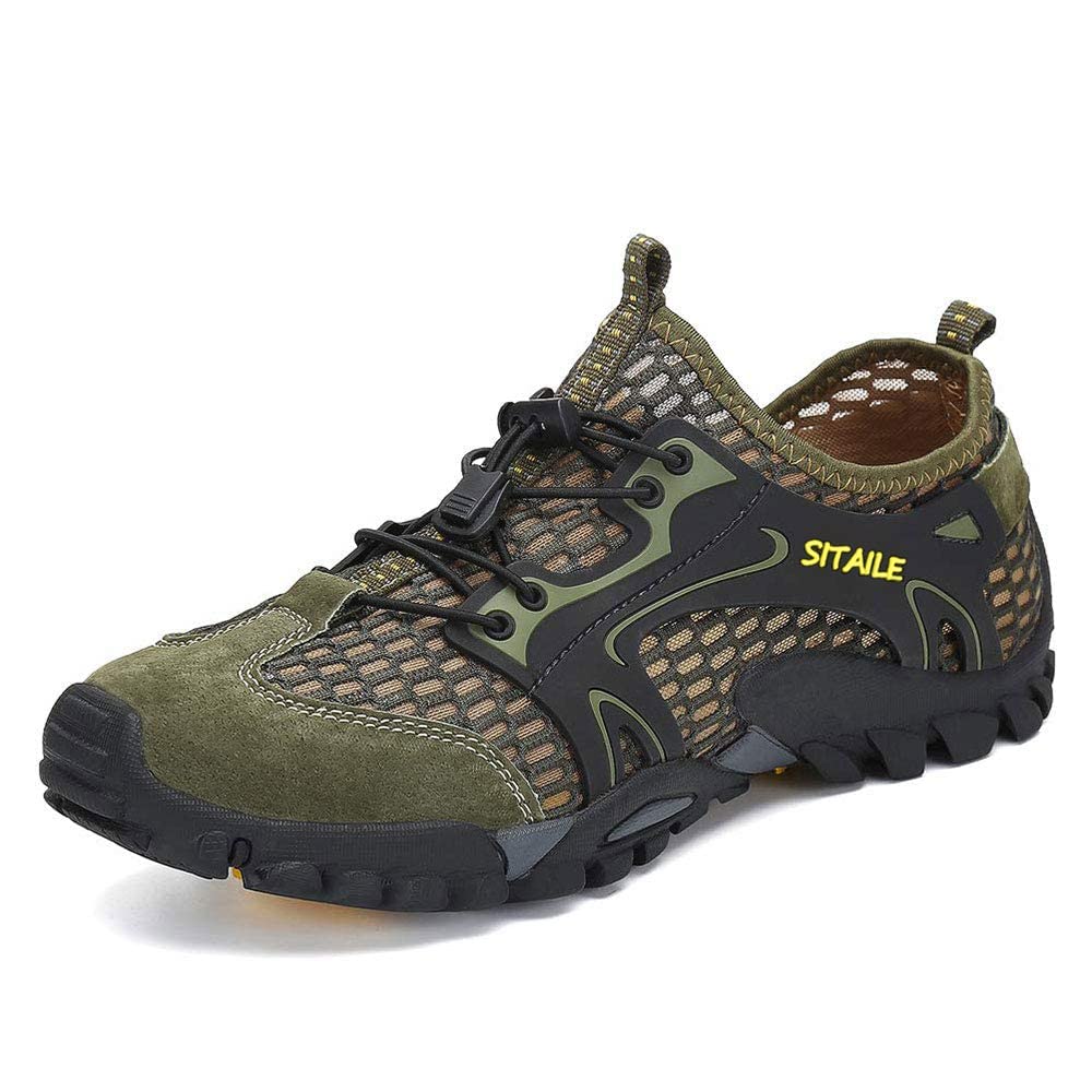**Men's & Women's Quick-Dry Hiking Water Shoes - Barefoot Aqua Swim Shoes for Pool, Beach, Fishing & River Hiking - Lightweight Sandals for Outdoor Adventures & Water Sports**