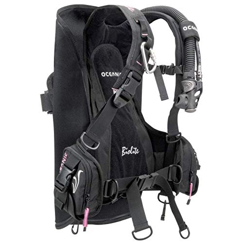 Oceanic BioLite Travel BCD - Lightweight Scuba Diving Buoyancy Compensator for Travel Divers | Perfect for Warm Water Diving, Backpacking Trips & Tropical Vacations