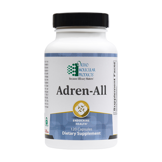 Ortho Adren All Natural Adrenal Support Supplement - 60 Capsules for Stress Relief & Energy Boost - Supports Healthy Cortisol Levels - Perfect for Busy Professionals & Students