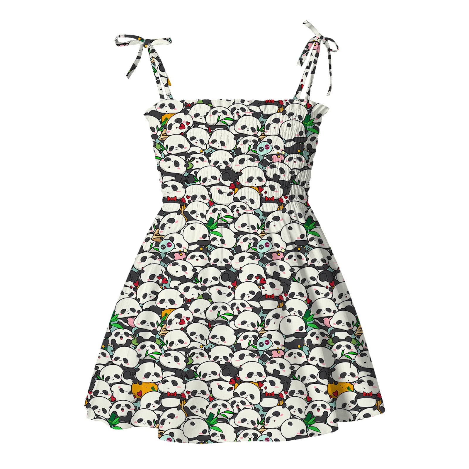 iOPQO Toddler Girls Summer Dresses - Casual Sleeveless Strap Beach Dresses for Kids | Perfect for Playdates, Vacations & Outdoor Adventures