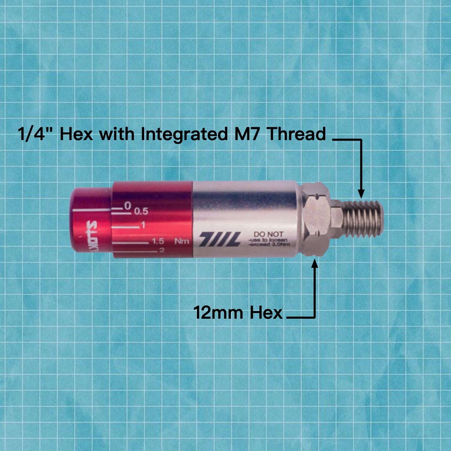 711L EDC Torque Driver - Mini Adjustable Torque Socket Wrench for Bikes, Drones & RC Electronics | Pocket-Sized Variable Torque Tool for Precision Repairs & DIY Projects | Perfect for Cycling, RC Hobbies & Electronics Maintenance