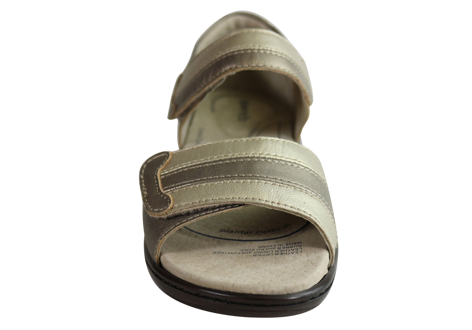 Homyped Dakota Women's Leather Wide Fit Sandals - Comfortable Slip-On Sandals for Wide Feet - Perfect for Walking, Travel & Summer Outfits