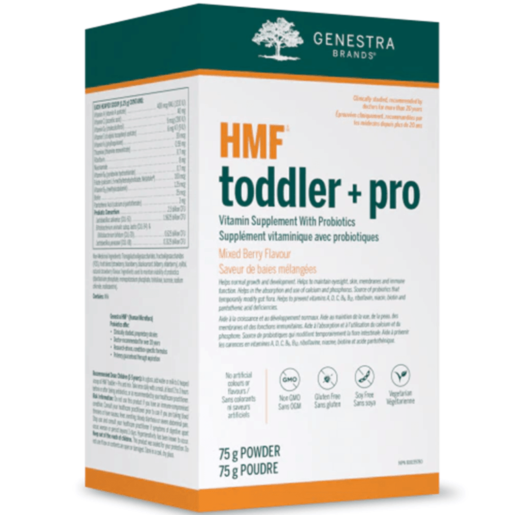 Genestra HMF Toddler + Pro Probiotic Supplement for Kids - 60g Powder | Supports Digestive Health & Immune System - Ideal for Daily Use at Home or Travel