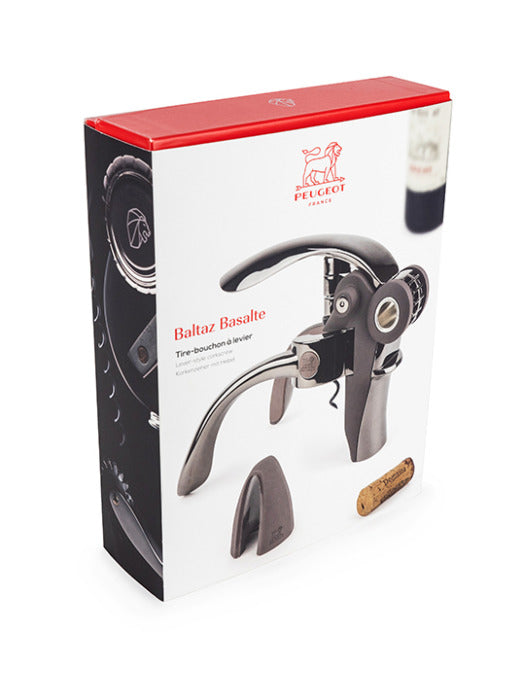 Peugeot Baltaz Lever Style Wine Opener - Premium Corkscrew for Easy Wine Bottle Opening | Perfect for Home Bars, Restaurants & Wine Tasting Events