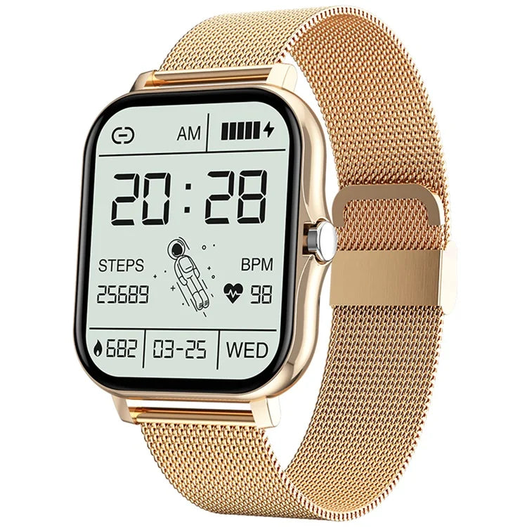 VALDUS M6 Sport Smartwatch - Fitness Tracker with Heart Rate Monitor, Waterproof Activity Watch for Men & Women - Perfect for Running, Swimming & Gym Workouts
