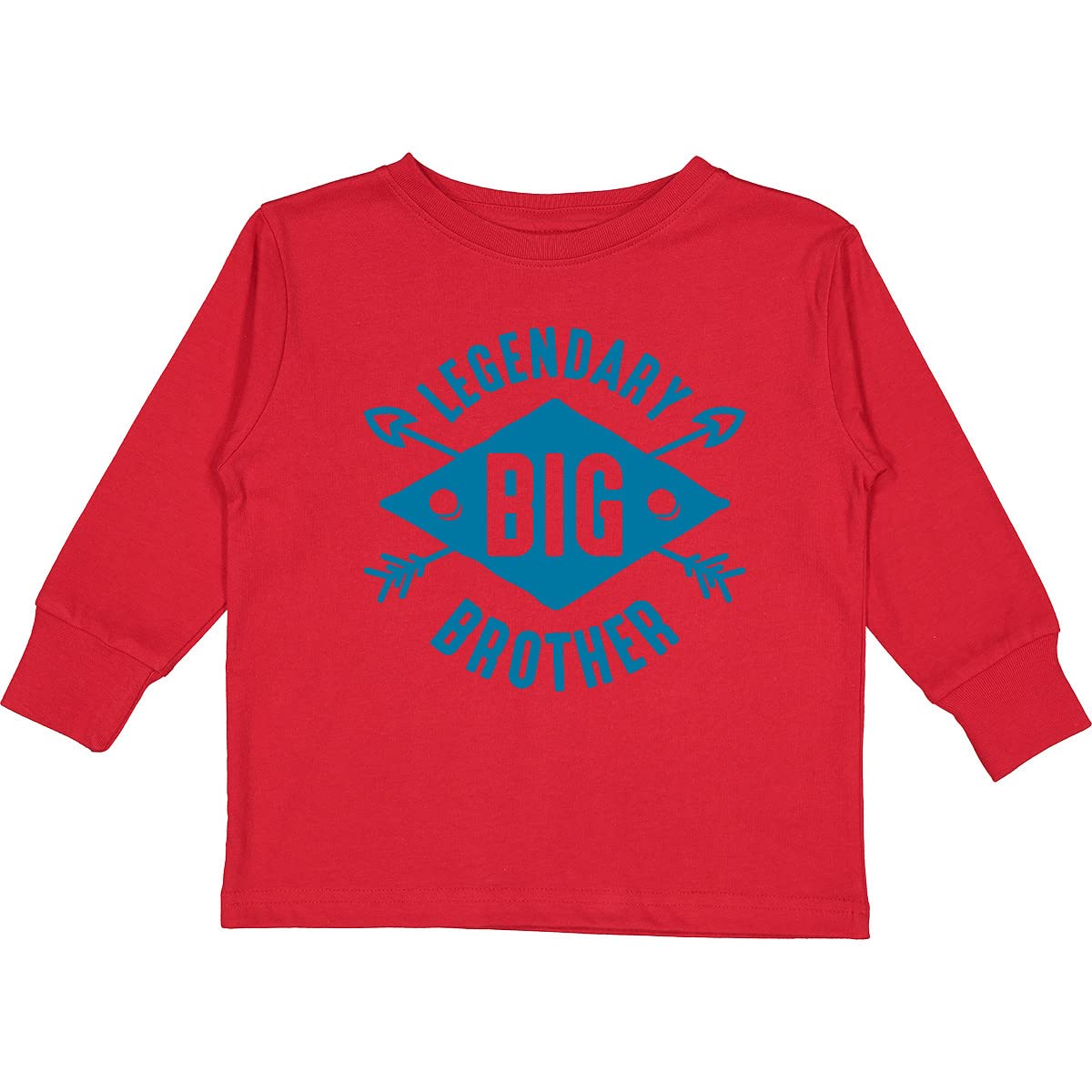 Inktastic Legendary Big Brother Toddler Long Sleeve T-Shirt - Soft Cotton Crewneck Tee for Toddler Boys - Perfect for Sibling Matching Outfits & Family Photos