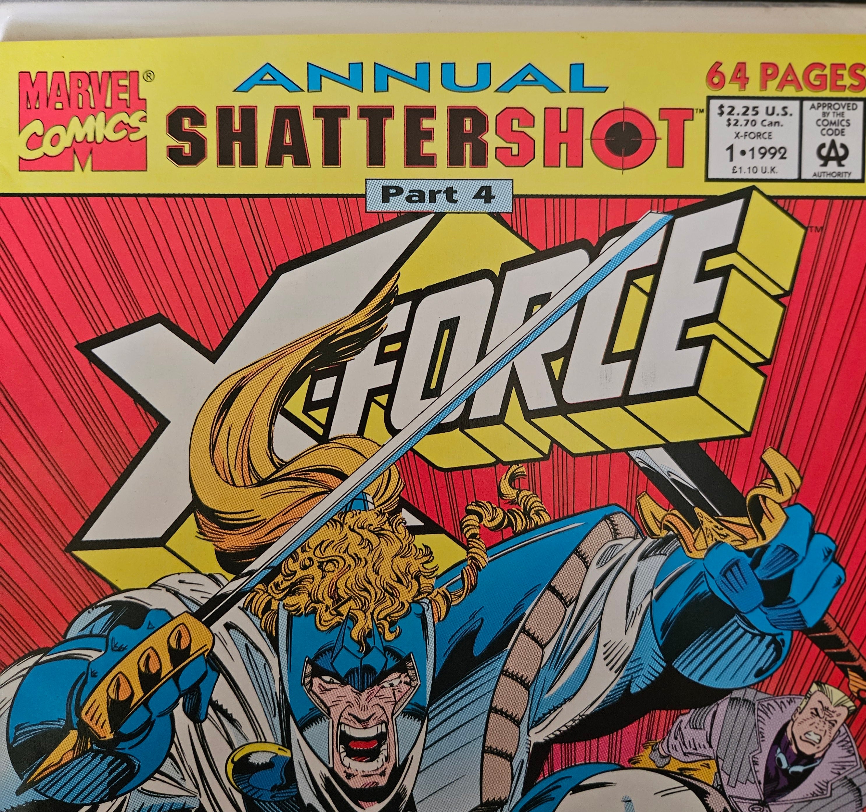 X-Force (1991) Annual #1 Marvel Comics - February 1994 Collectible Comic Book | Superhero Action, Gift for Comic Fans, Perfect for Collectors & Readers