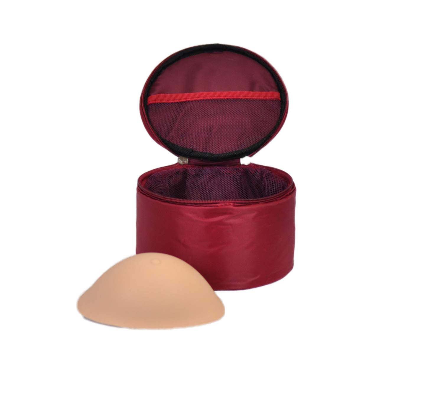 Nearly Me #370 So Soft Semi-Full Triangle Silicone Mastectomy Breast Form - Single Prosthesis for Post-Surgery Comfort | Perfect for Everyday Wear, Yoga & Swim
