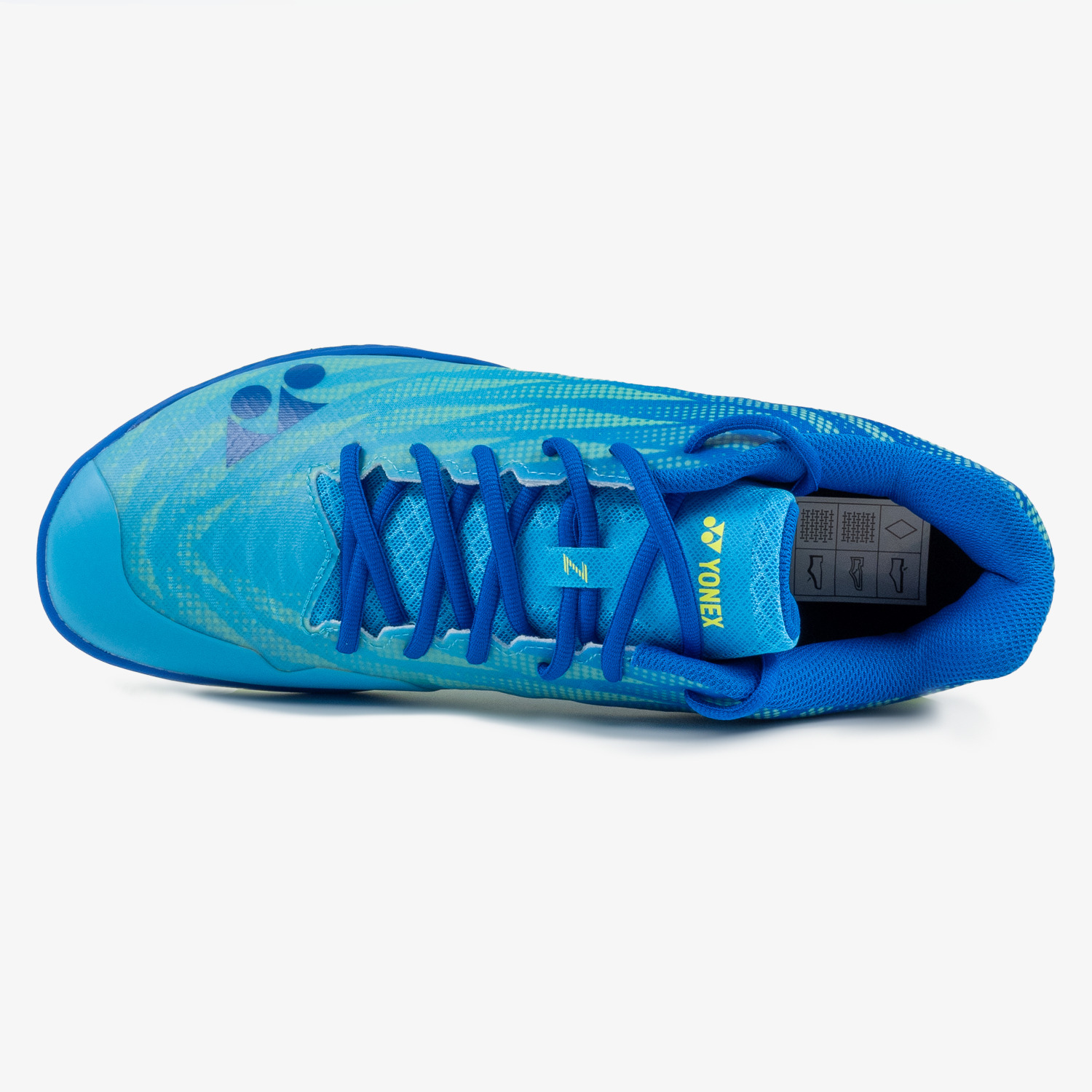 Yonex Aerus Z2 Men's Badminton Shoes - Lightweight & Breathable Court Shoes for Indoor Sports (Cyan) - Perfect for Badminton, Squash & Volleyball