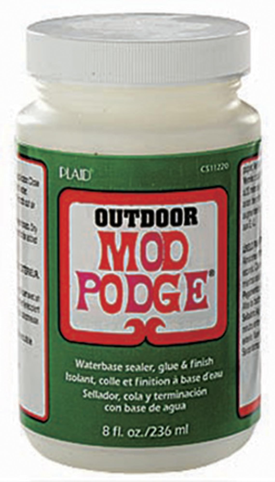 Mod Podge Waterbase Sealer, Glue and Finish for Outdoor Crafts - 8-Ounce Clear Finish (CS11220) - Perfect for DIY Projects, Scrapbooking, and Decoupage