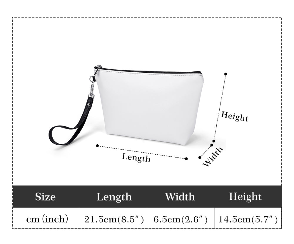Gothic Purple Forest Zipper Makeup Bag for Travel & Cosmetics | Waterproof Makeup Organizer Pouch for Women & Teens | Perfect for Daily Use, Gym, School & Vacation