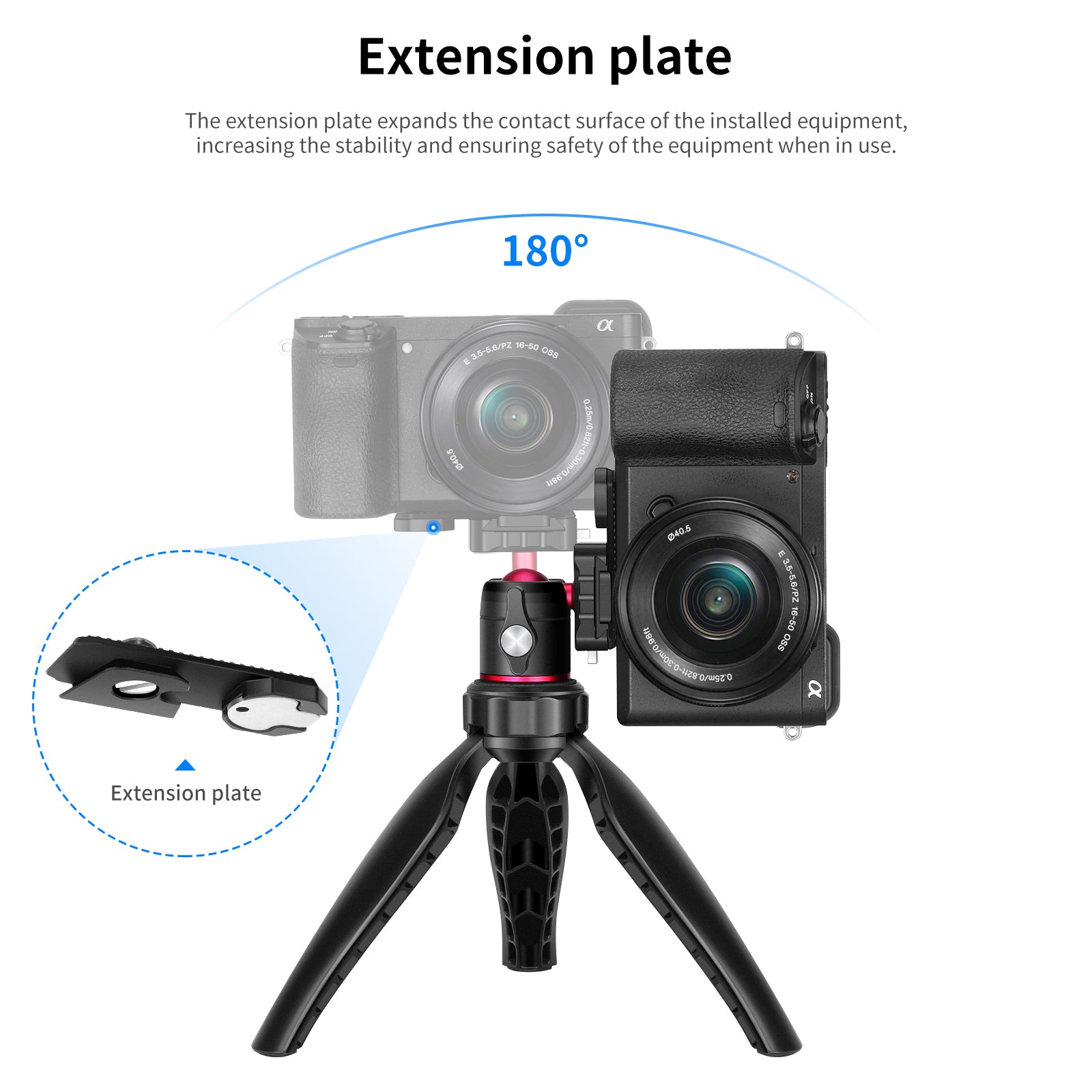 NEEWER ST32 Quick Release Camera Ball Head with 360° Panoramic Rotation - Perfect for DSLR, Mirrorless Cameras, and Video Shooting - Ideal for Travel, Vlogging, and Photography
