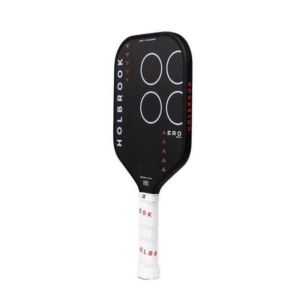 Holbrook Aero T Elongated 16MM Pickleball Paddle - Lightweight Carbon Fiber Racket for Competitive Play & Outdoor Recreation