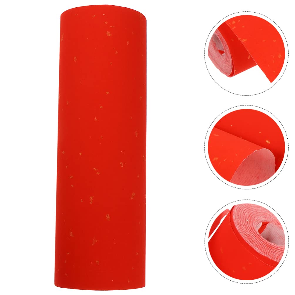 Chinese New Year Red Couplet Paper Roll - DIY Spring Festival Scrolls for Calligraphy, Ink Writing & Home Decoration | Traditional Chunlian Art Paper for Wall Decor, Gift Wrapping & Cultural Celebrations
