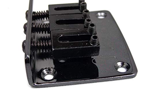 **3 String Black Hardtail Cigar Box Guitar with Adjustable Tailpiece Bridge - Perfect for Blues, Folk & DIY Musicians**