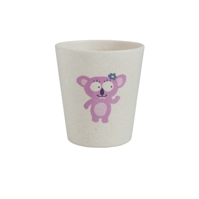 Jack & Jill Bamboo Rinse Cup for Kids - Eco-Friendly Toddler Toothbrush Holder & Bathroom Organizer - Perfect for Baby Shower Gifts & Bath Time Fun (Koala Design)