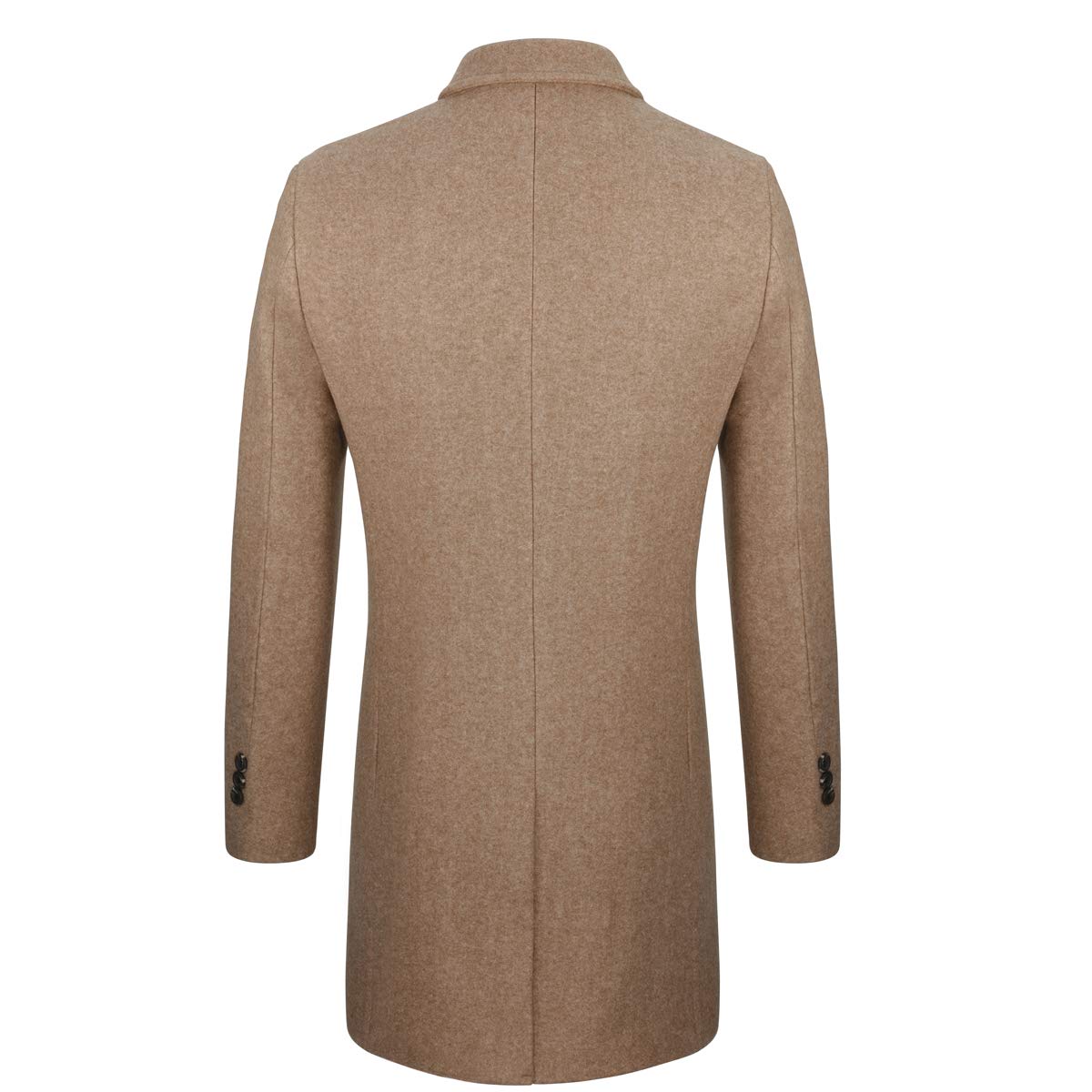 Premium Men's Wool Trench Coat - Slim Fit Winter Overcoat for Business & Formal Occasions | Warm & Stylish Outerwear for Office, Dating & Cold Weather Protection