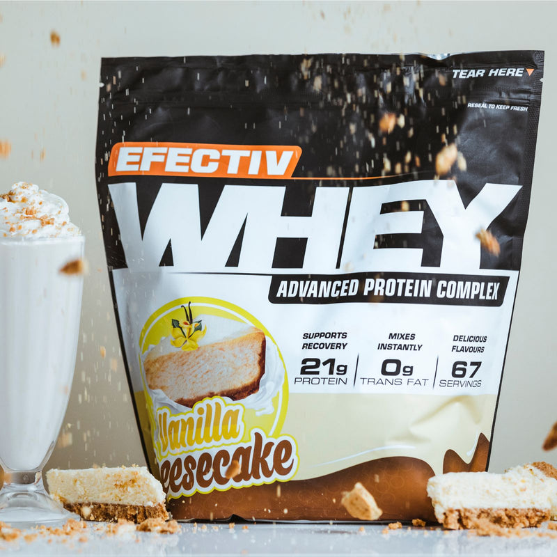 Efectiv Nutrition Whey Protein Powder 2kg (4.4 lbs) - Premium Muscle Recovery & Growth Supplement for Athletes & Fitness Enthusiasts | Post-Workout, Meal Replacement & Healthy Lifestyle Support