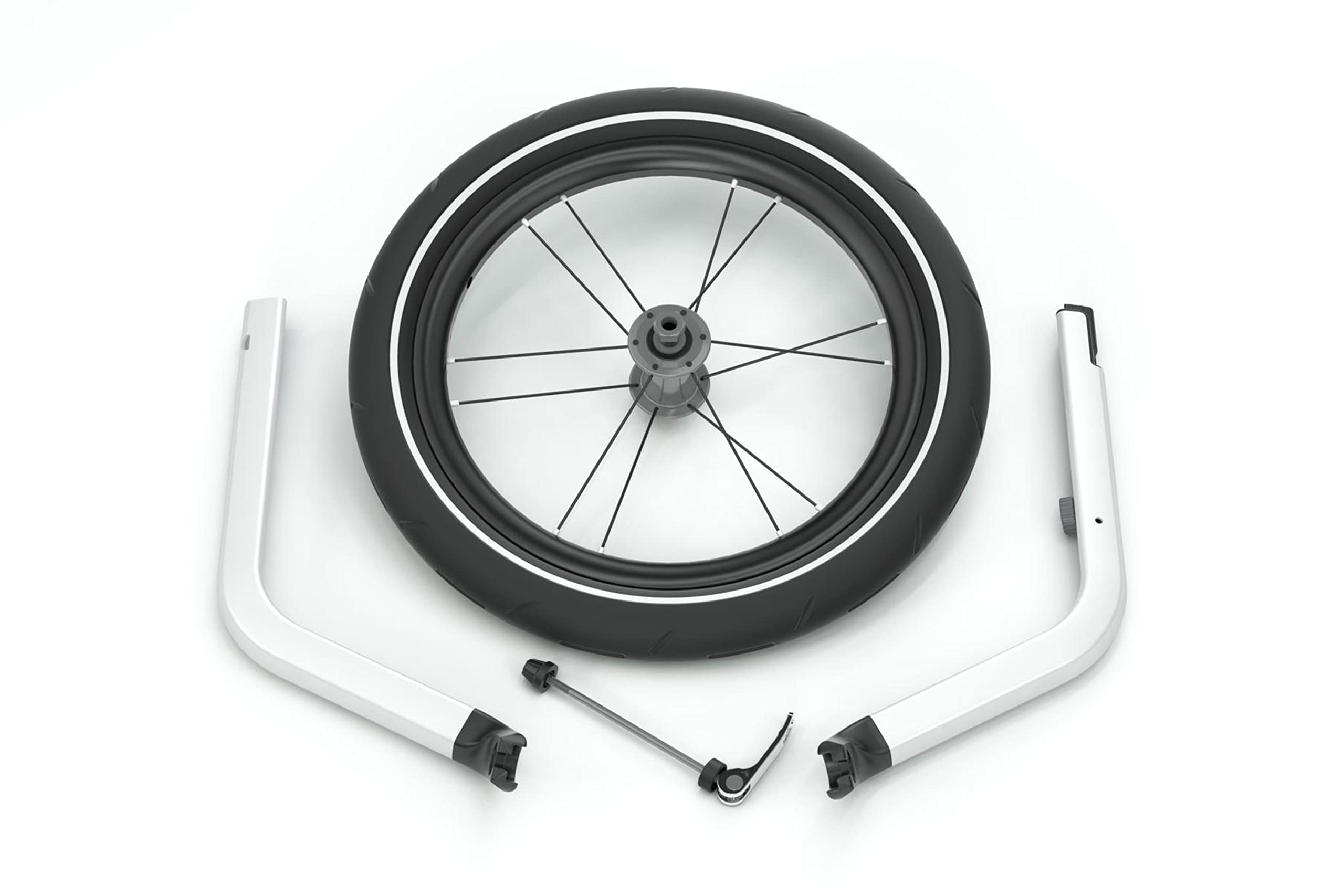 Thule Chariot Jogging Wheel Kit - Premium Stroller & Bike Trailer Accessory for Active Families | Perfect for Running, Hiking & Outdoor Adventures