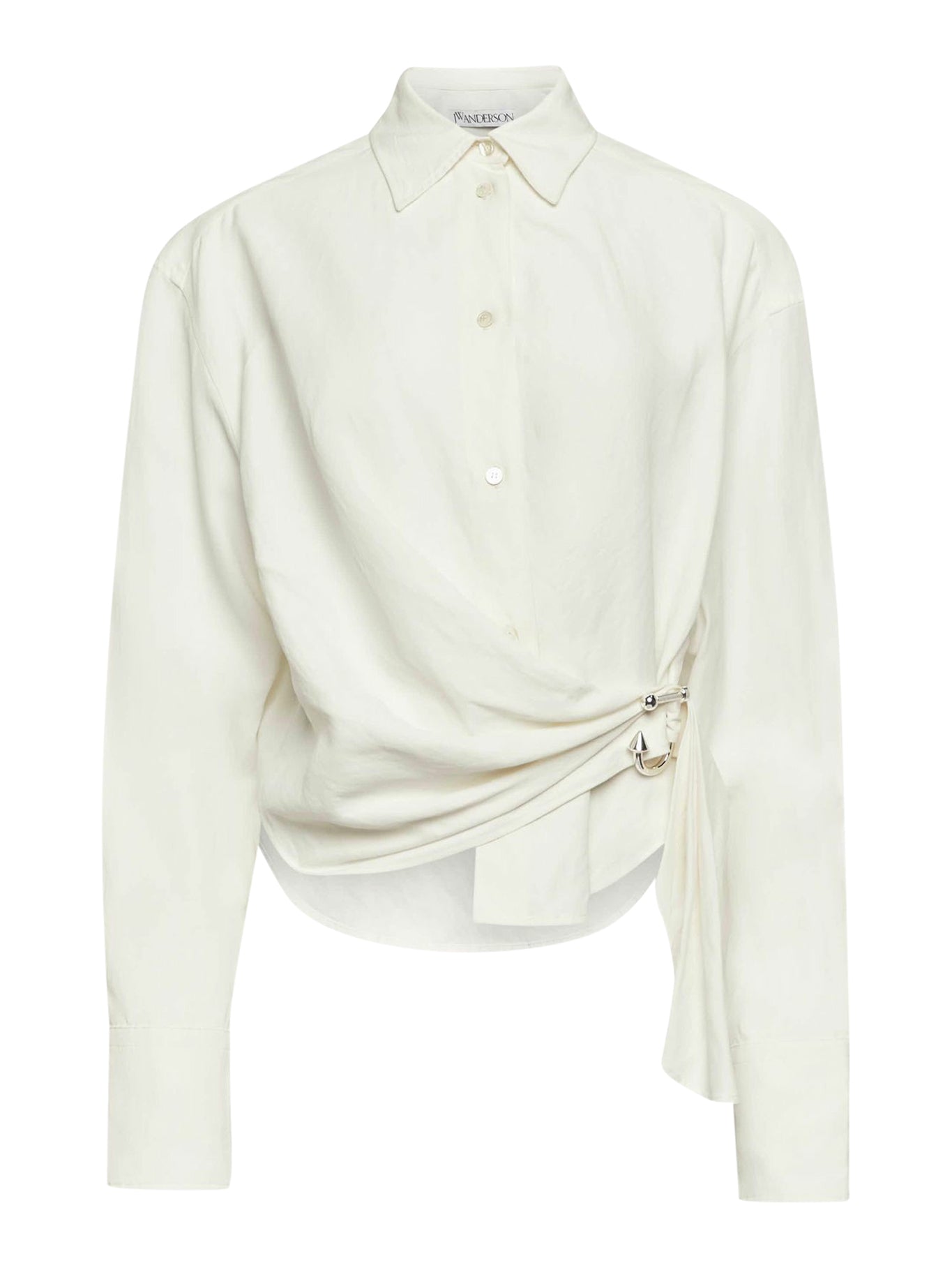 Stylish Draped Shirt with Unique Twisted Design - Perfect for Casual Outings & Evening Events