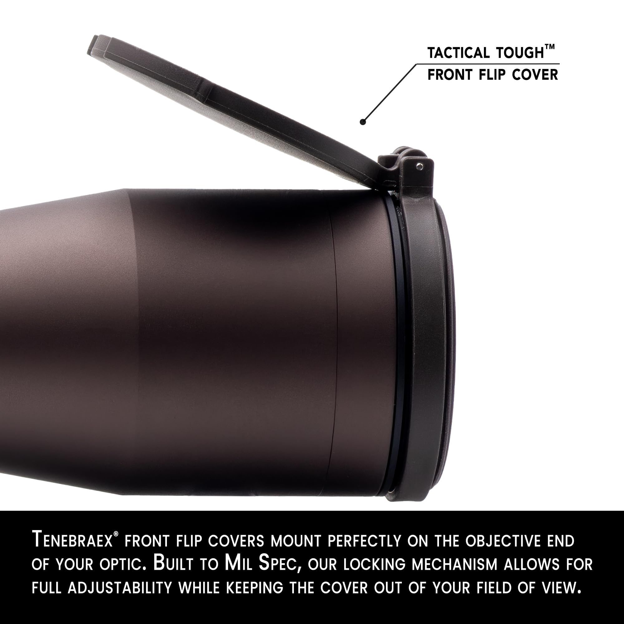 Vortex Razor HD Gen III Scope Cover Kit - Tenebraex Ocular & Objective Lens Protectors for Hunting, Shooting & Outdoor Adventures