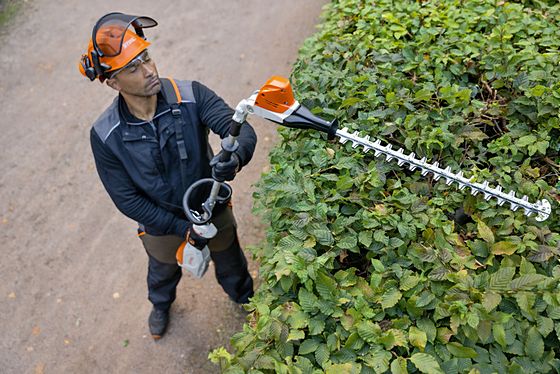 STIHL HLA 66 Professional Long Reach Battery Hedge Trimmer - Cordless Electric Shrub Trimmer for Tall Hedges & Bushes - Perfect for Landscaping, Garden Maintenance & Professional Use