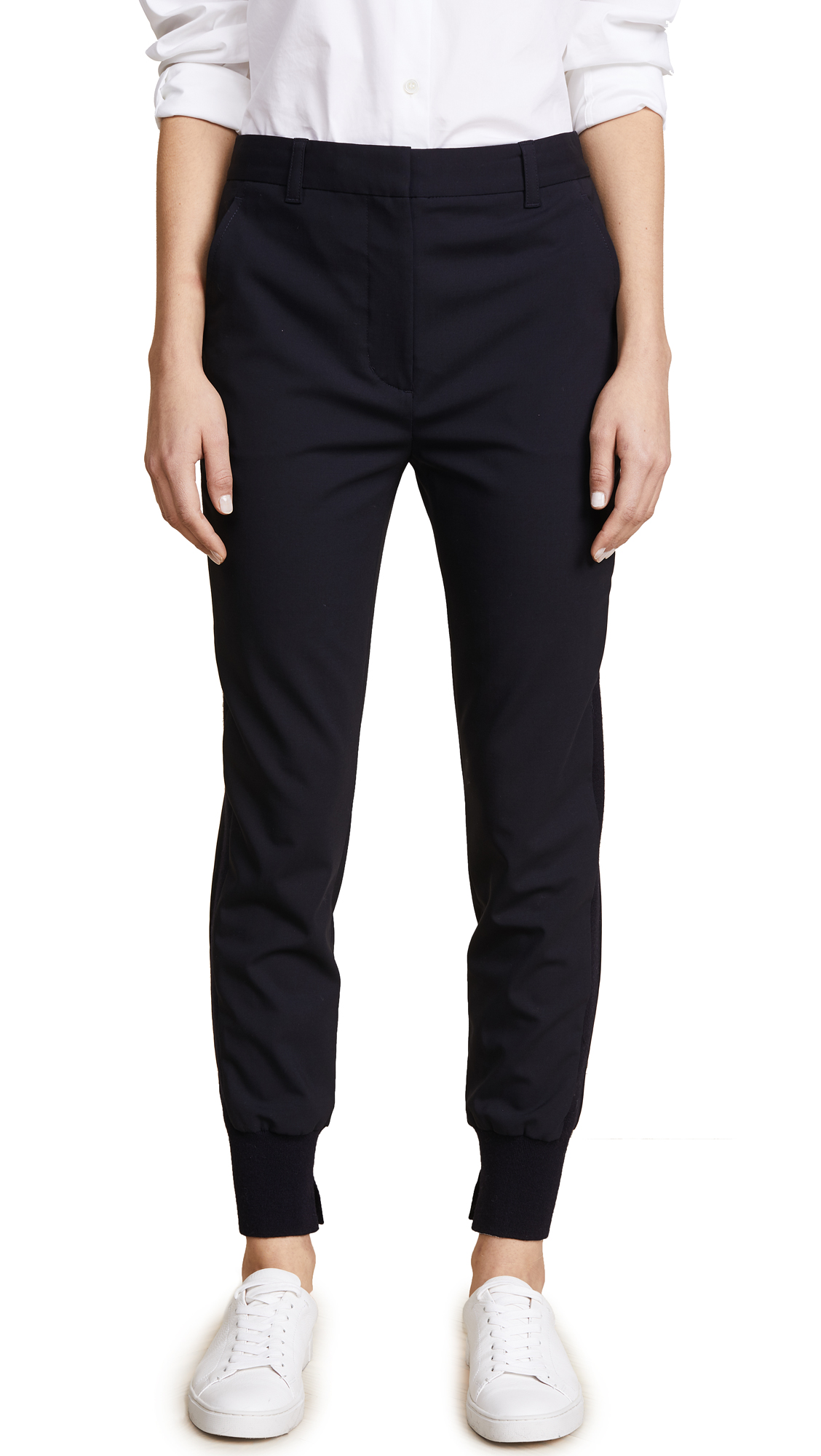 3.1 Phillip Lim Women's High-Waisted Jogger Pants - Comfortable & Stylish Lounge Pants for Casual Wear, Running Errands & Travel
