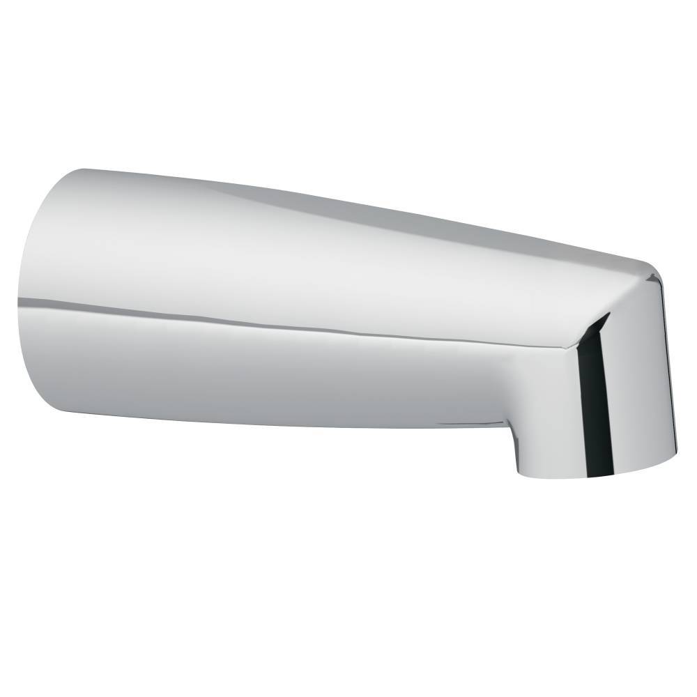 Moen 3829 Chrome 7-Inch Tub Spout with Slip Fit Diverter - Perfect for Bathroom Faucet Replacement & Shower Upgrades