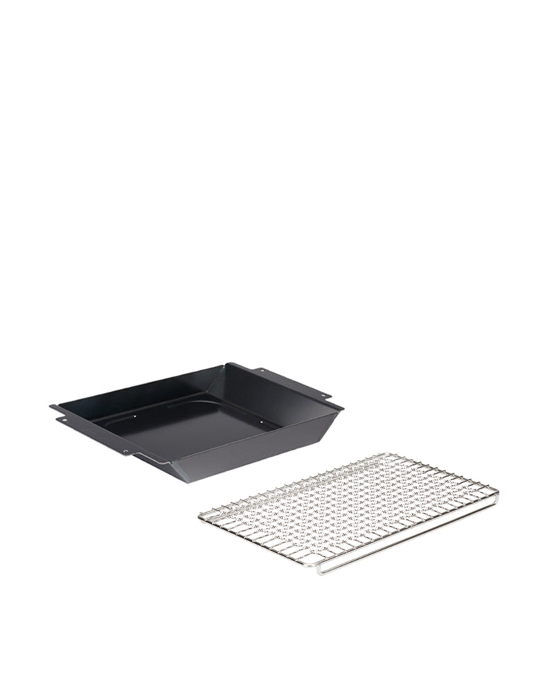 Premium Stainless Steel Grill & Plate Insert Set for Gas Grills - Perfect for Outdoor BBQ, Camping, and Backyard Cooking