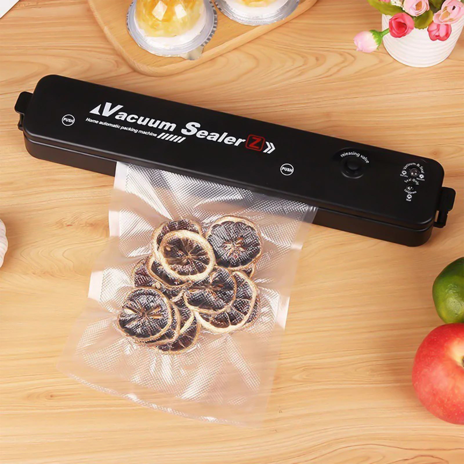 Meileyou Automatic Vacuum Sealer Machine for Food Preservation - Air Tight Sealing System with Continuous Mode, Perfect for Sous Vide Cooking, Meal Prep & Long-Term Food Storage | Compact & Easy to Use Kitchen Appliance for Freshness & Organization