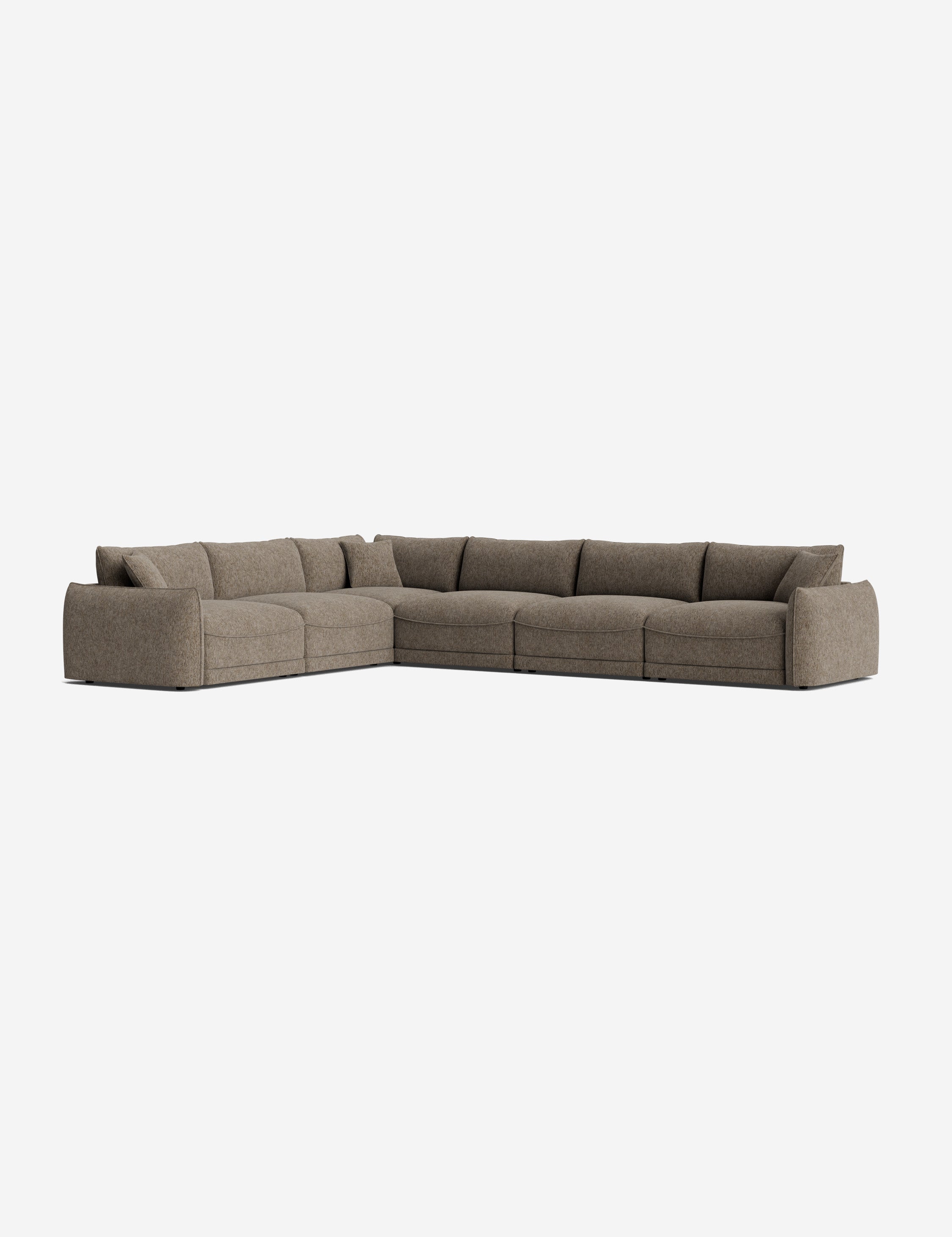 Balmer Modular Corner Sectional Sofa - Modern L-Shaped Living Room Couch with Reversible Chaise | Perfect for Small Spaces, Apartments & Family Gatherings