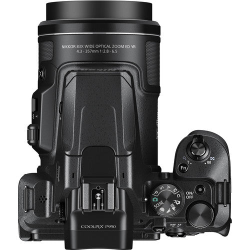 Nikon COOLPIX P950 Digital Camera with 83x Optical Zoom, 4K UHD Video & VR - Perfect for Wildlife Photography, Travel & Vlogging